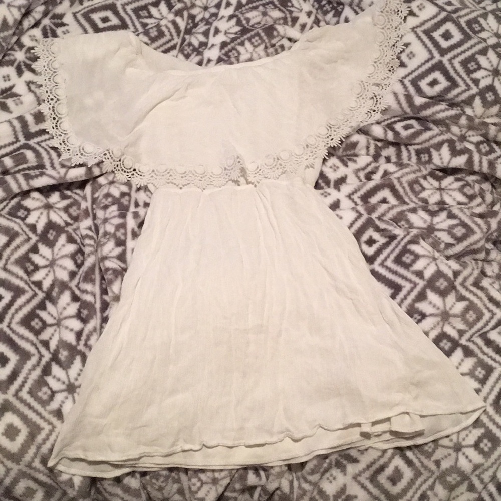 White Off the Shoulder Dress